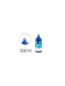 Tempera liquida liderpapel escolar 500 ml azul marino