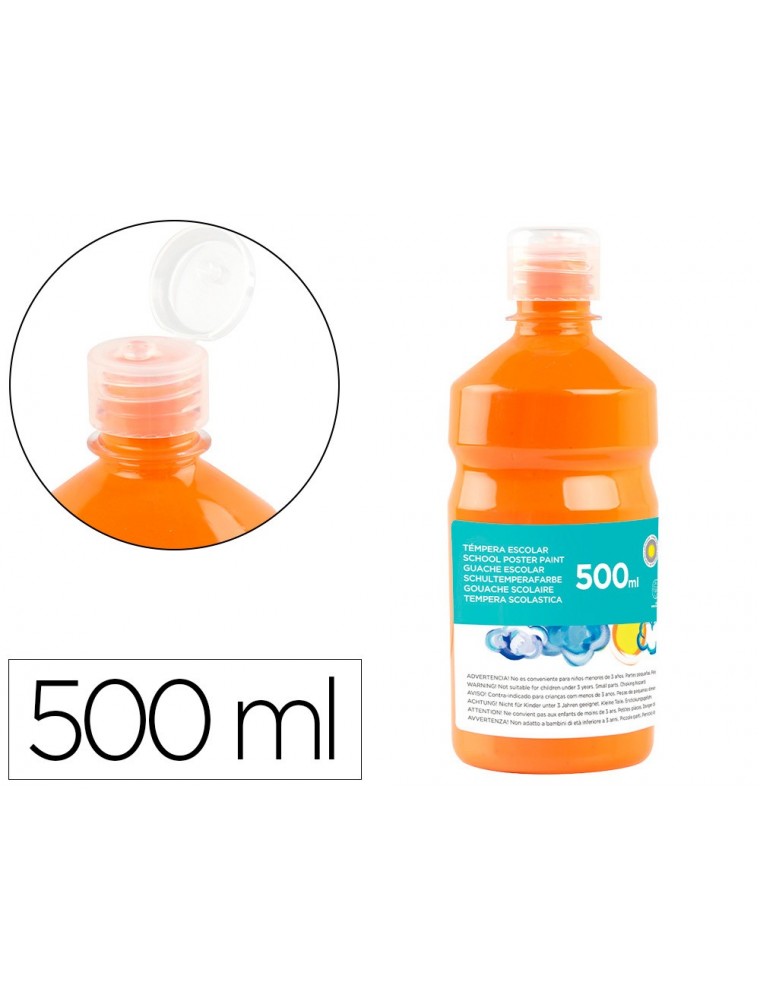 Témpera escolar líquida 500 ml