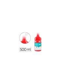 Tempera liquida liderpapel escolar 500 ml rojo