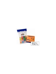 Lapices cera manley school pack de 192 unidades colores surtidos 16 x color