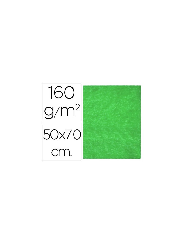 Fieltro liderpapel 50x70cm verde 160gm2