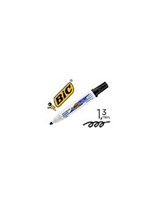 Rotulador bic velleda para pizarra negro punta redonda 1,3 mm