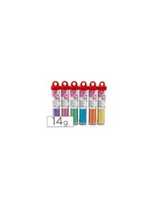 Purpurina liderpapel fantasia colores metalicos pasteles bote de 14 gr