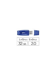 Memoria usb emtec flash c410 32 gb 2.0 azul