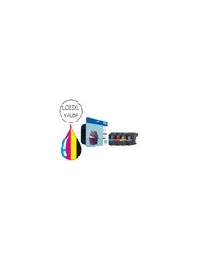 BROTHER CARTUCHO INYECCION TINTA RAINBOW PACK BKYLCYMG 600 PÁGINAS PACK 4 BLISTER SIN ALARMA