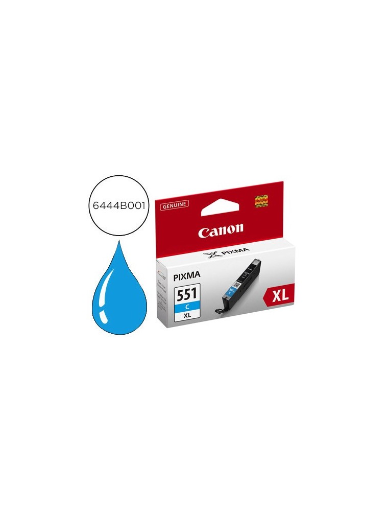 CANON CARTUCHO INYECCION TINTA CIAN CLI-551XL 11ML BLISTER  ALARMA ACÚSTICORADIOF RECUENCIA