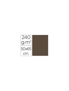 Cartulina liderpapel 50x65 cm 240 gm2 marron claro escolar