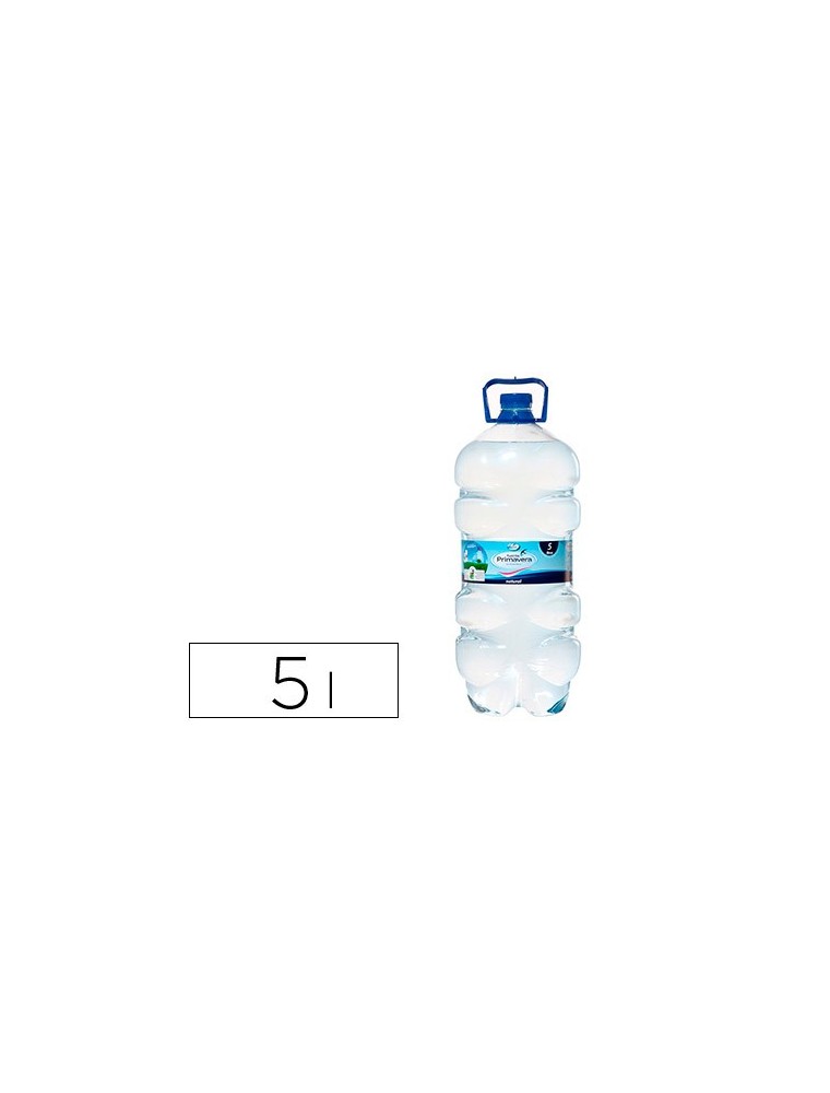 Agua mineral natural fuente primavera garrafa de 5 l