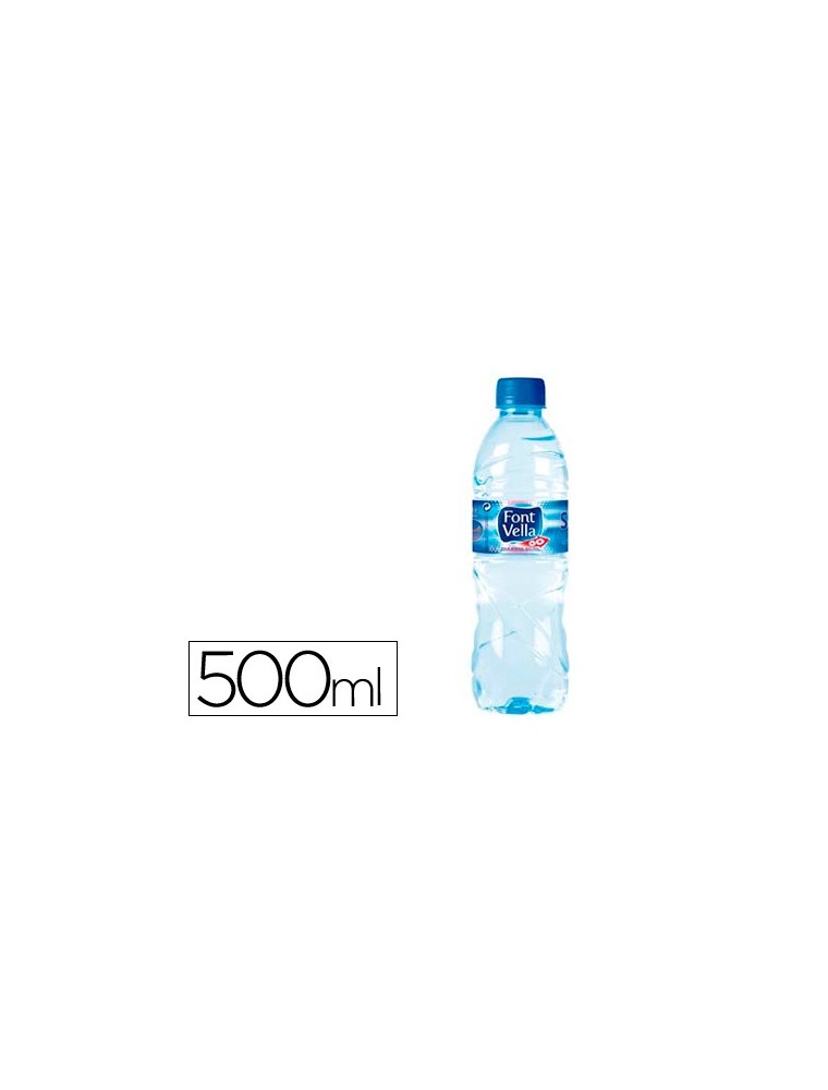 Agua mineral natural font vella sant hilari 500 ml