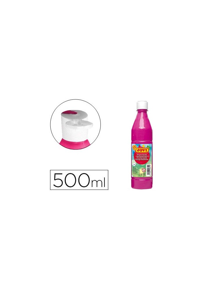 Tempera liquida jovi escolar 500 ml magenta