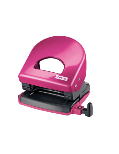 Taladrador petrus 62 wow fucsia metalizado capacidad 30 hojas