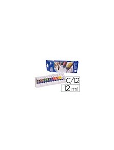 Acuarela artist caja carton de 12 colores surtidos de 12 ml