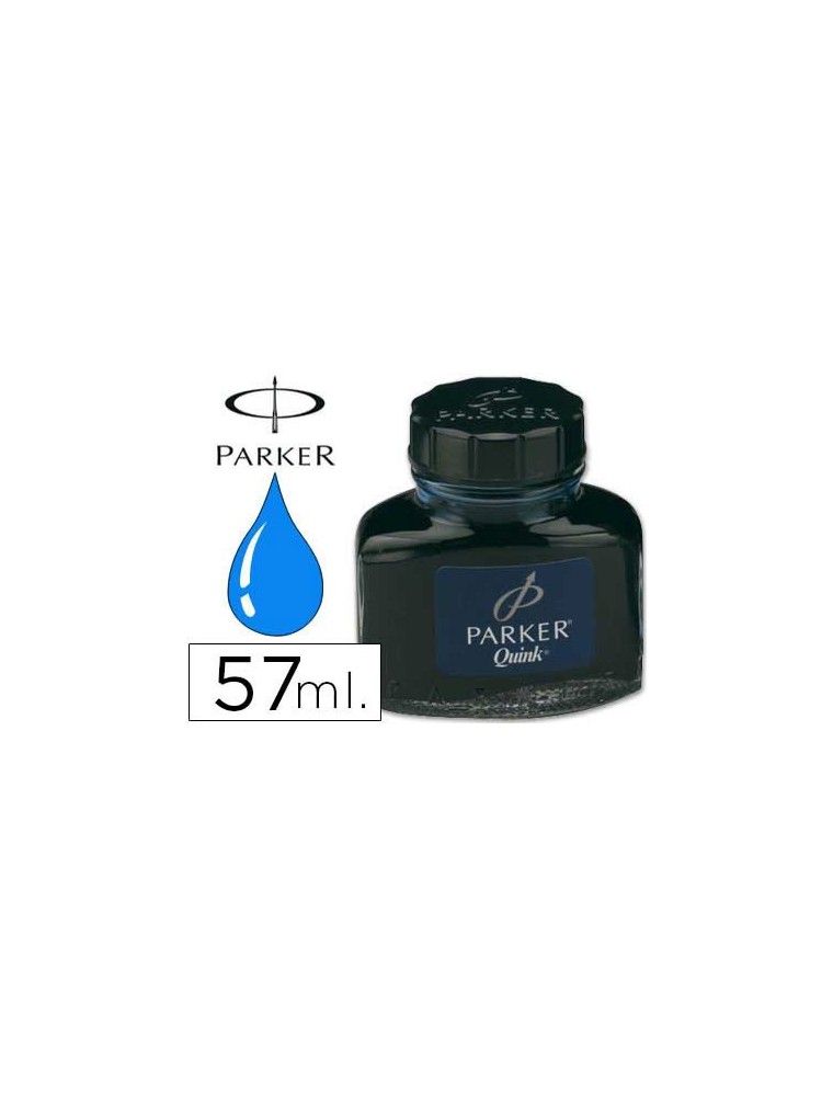 Tinta estilografica parker azul real frasco