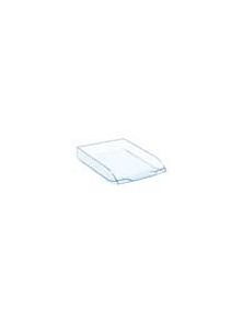 Bandeja sobremesa cep confort plastico transparente celeste 370x270x61 mm