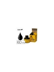 Tinta china artist negra frasco de 60 ml