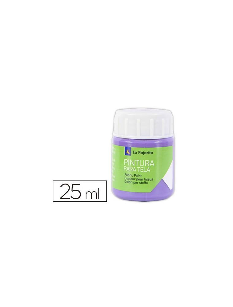 Pintura para tela la pajarita lila 25 ml