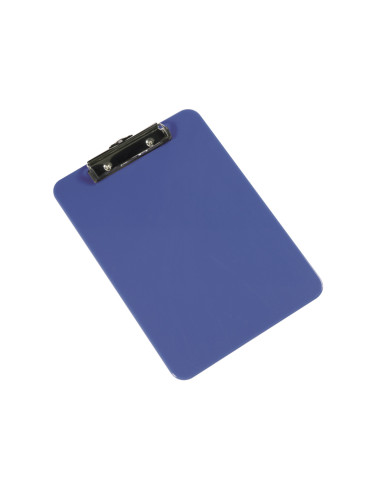 Portanotas q-connect plastico din a4 azul 3 mm