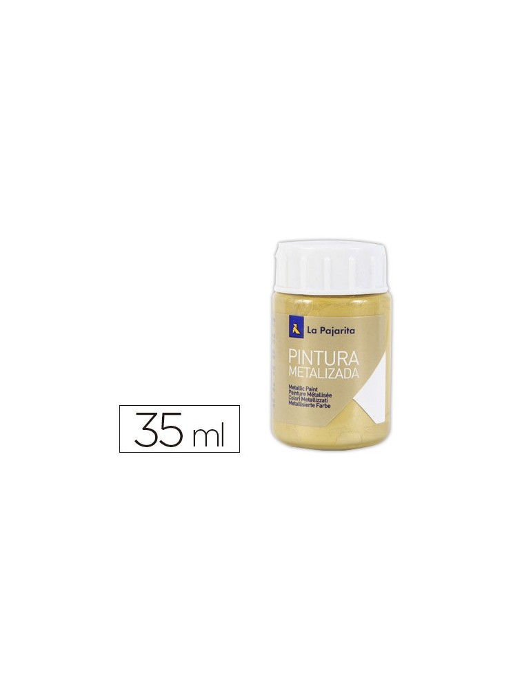 Pintura metalizada la pajarita oro rico 35 ml