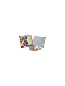 Set pintura al oleo lidercolor contiene 1 lienzo imprimacion 30x40cm 1 paleta madera 3 brochas tubos 12x12ml oleo