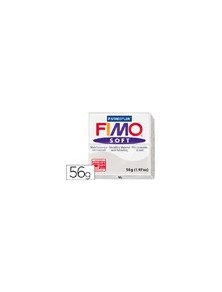 Pasta staedtler fimo soft 57 gr color gris