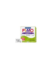 Pasta staedtler fimo soft 57 gr color verde manzana