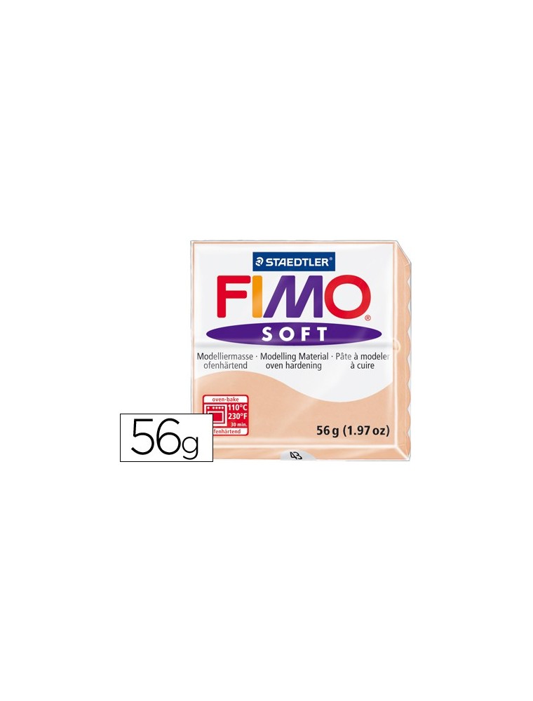 Pasta staedtler fimo soft 57 gr color carne