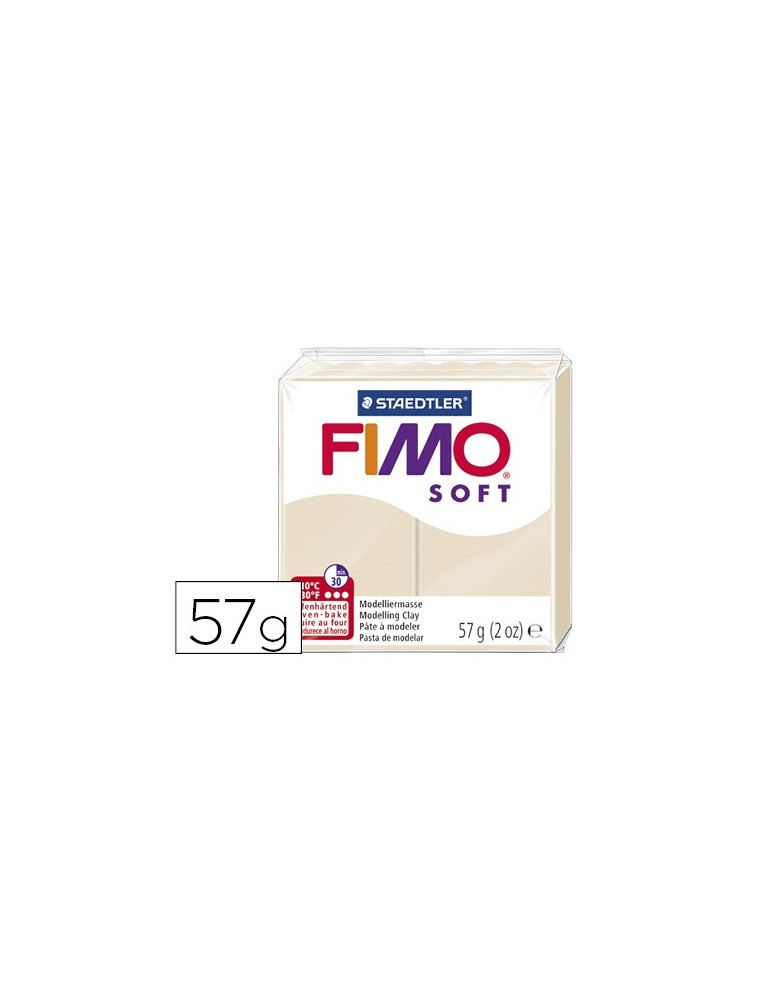 Pasta staedtler fimo soft 57 gr color tierra