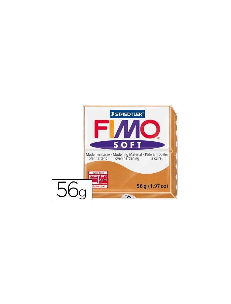 Pasta staedtler fimo soft 57 gr color cogñac