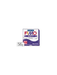 Pasta staedtler fimo soft 57 gr color violeta oscuro