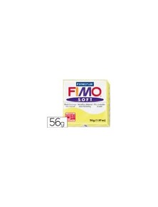 Pasta staedtler fimo soft 57 gr color amarillo limon