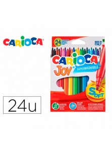 Rotulador carioca joy caja de 24 colores