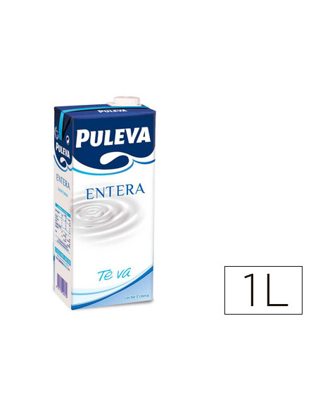 Leche puleva entera brik de 1 litro