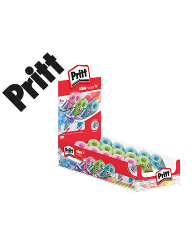 PRITT CORRECTOR MICRO ROLLER 5MMX6M EXPOSITOR 15 UD C/SURTIDOS