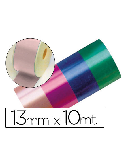 Cinta fantasia 10 mt x 13 mm rosa