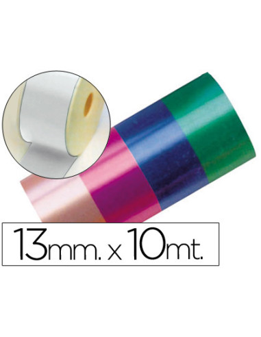 Cinta fantasia 10 mt x 13 mm blanco