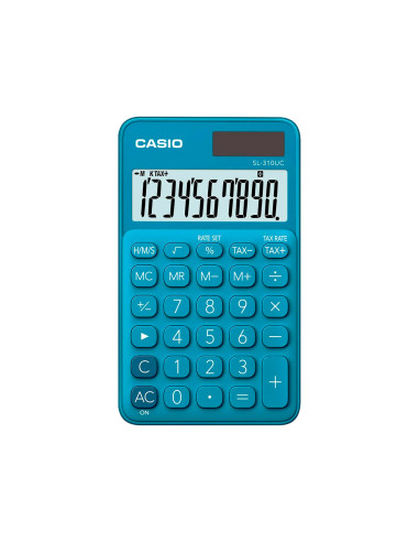 CASIO CALCULADORA DE OFICINA AZUL SL-310UC-BU