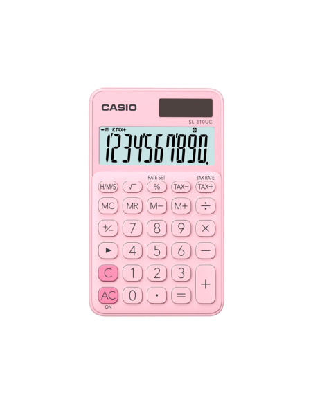 CASIO CALCULADORA DE OFICINA ROSA CLARO SL-310UC-PK