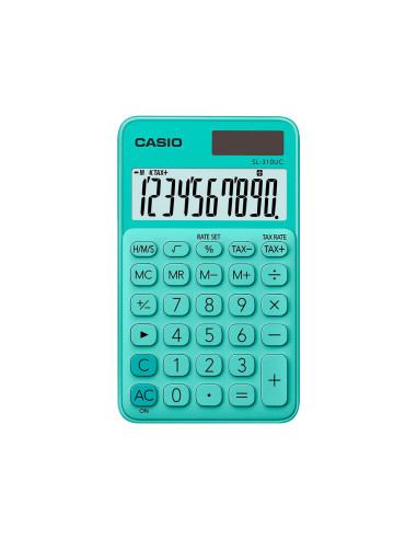 CASIO CALCULADORA DE OFICINA VERDE SL-310UC-GN