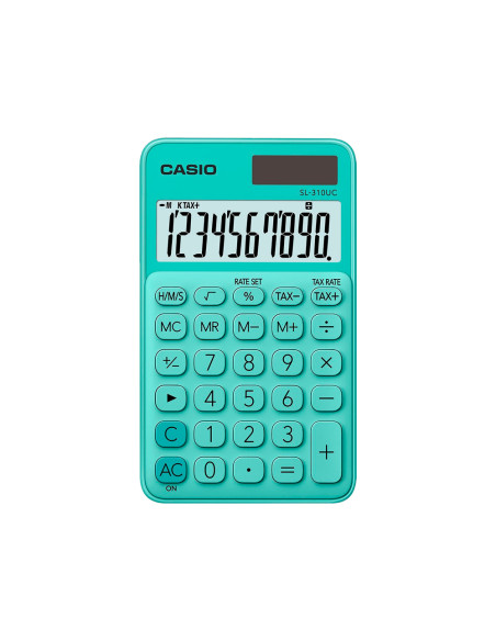 CASIO CALCULADORA DE OFICINA VERDE SL-310UC-GN