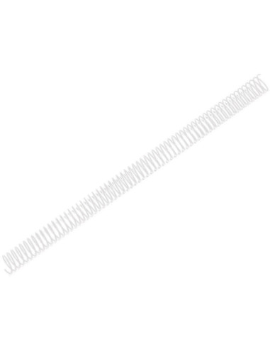 Espiral metalico q-connect blanco 64 51 18mm 1,2mm caja de 100 unidades