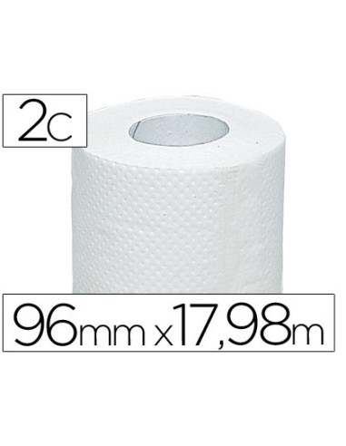 Papel higienico olimpic 2 capas-96,3mm ancho x 17,98m largo paquete de 4 rollos