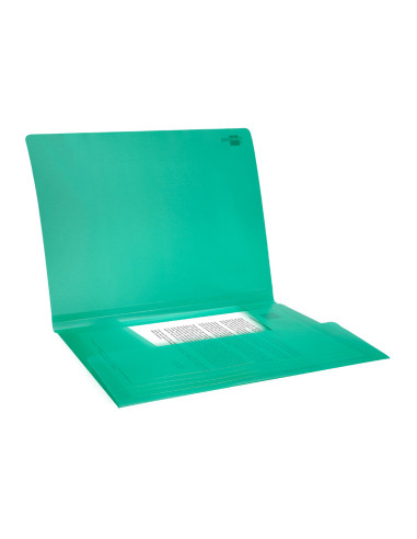 Carpeta liderpapel gomas solapas 34963 polipropileno din a4 verde translucido