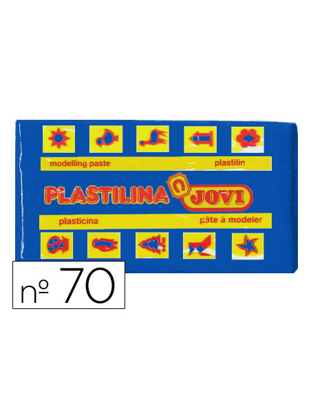 JOVI PLASTILINA SCHOOL CAJA 30 PASTILLAS 50GR OSCURO