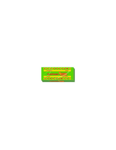 JOVI PLASTILINA SCHOOL CAJA 15 PASTILLAS 150GR VERDE CLARO