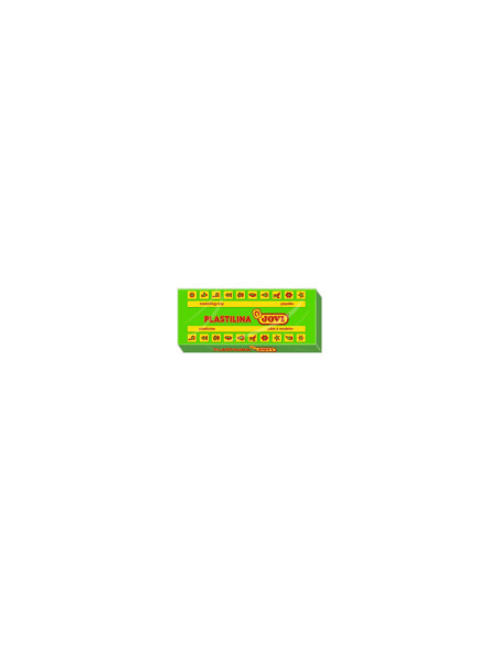 JOVI PLASTILINA SCHOOL CAJA 15 PASTILLAS 150GR VERDE CLARO