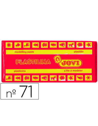 JOVI PLASTILINA SCHOOL CAJA 15 PASTILLAS 150GR RUBÍ