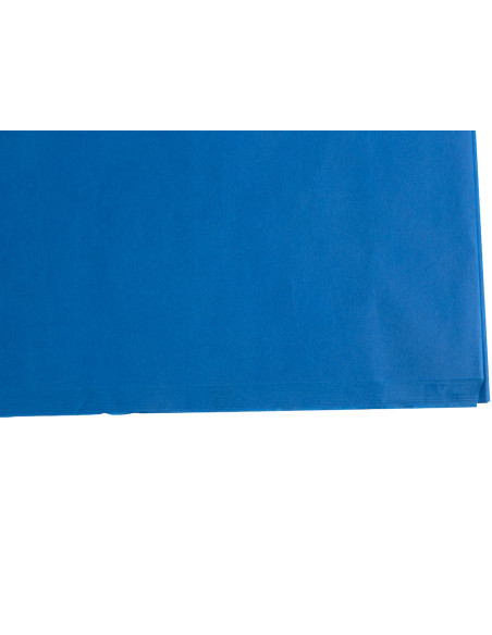 Papel seda liderpapel azul 52x76 cm 18 gr paquete de 25 hojas