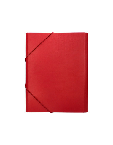 Carpeta clasificadora liderpapel 12 departamentos folio prolongado carton forrado roja