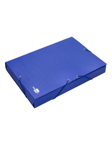 Carpeta proyectos liderpapel folio lomo 50mm carton forradoazul