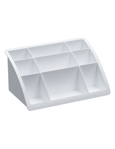 Organizador sobremesa plastico offisys timeless blanco 198x128x93 mm